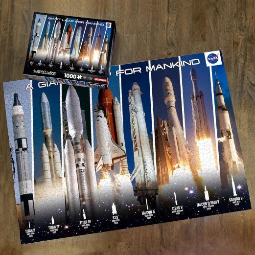 NASA Rocket Grid 1000 Piece Jigsaw Puzzle
