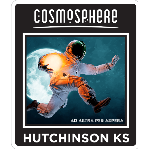 Running Astronaut Sticker