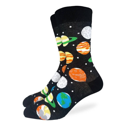 Men's Solar System Planets Socks 7-12