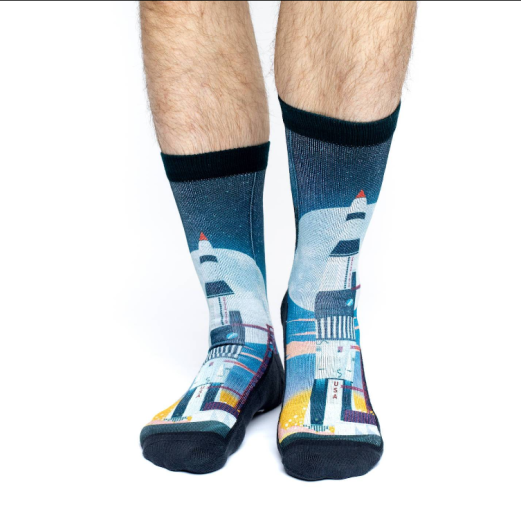 Men's Saturn V Launch Socks 8-13