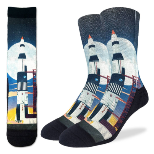 Men's Saturn V Launch Socks 8-13
