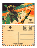 Cosmosphere Wood Postcard