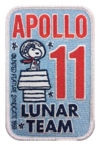 Snoopy Apollo 11 Lunar Team Patch
