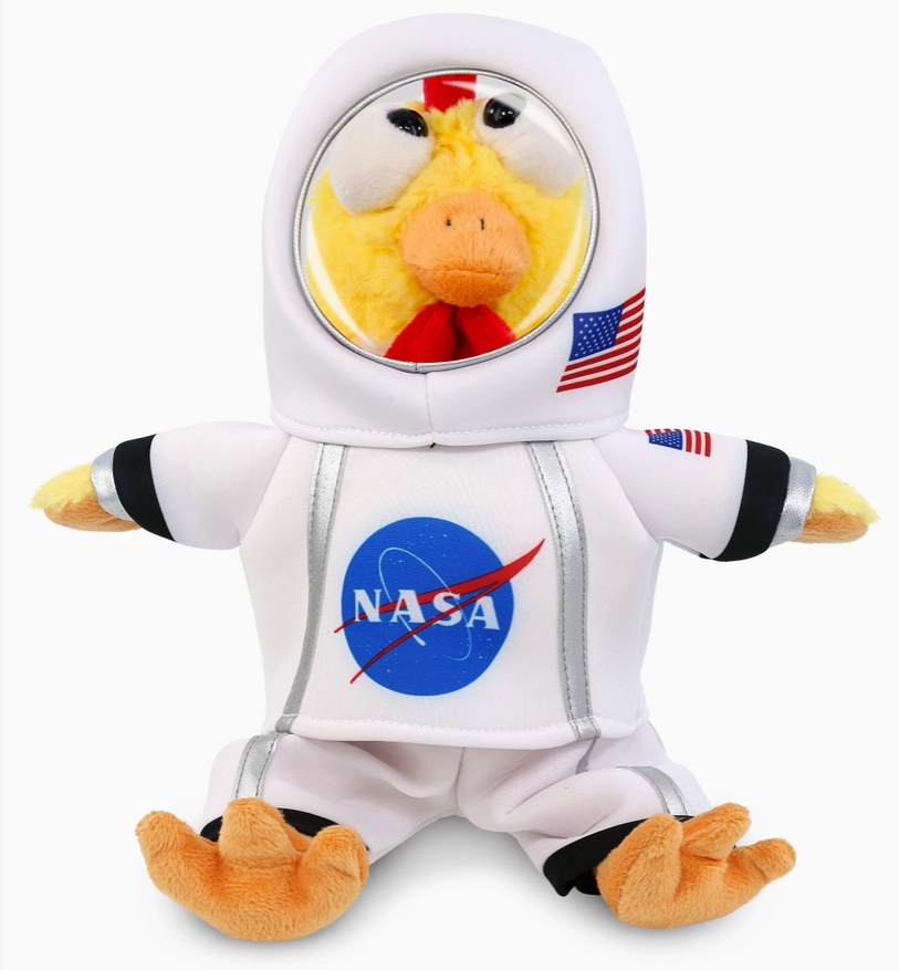 Plush Astronaut - Super Soft Plush - Yellow Rooster