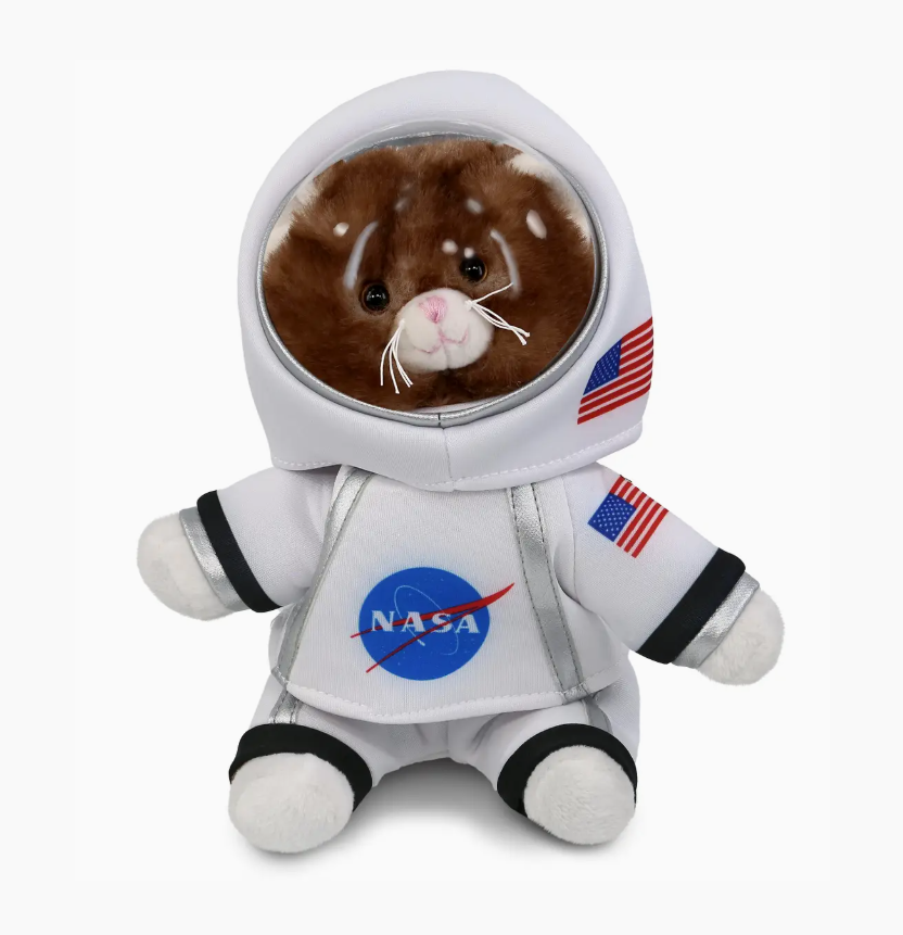 Plush Astronaut - Super Soft Plush - Brown Cat