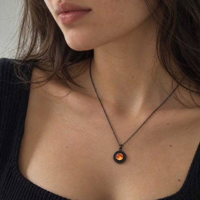 Harvest Moon Salem Moonglow Necklace