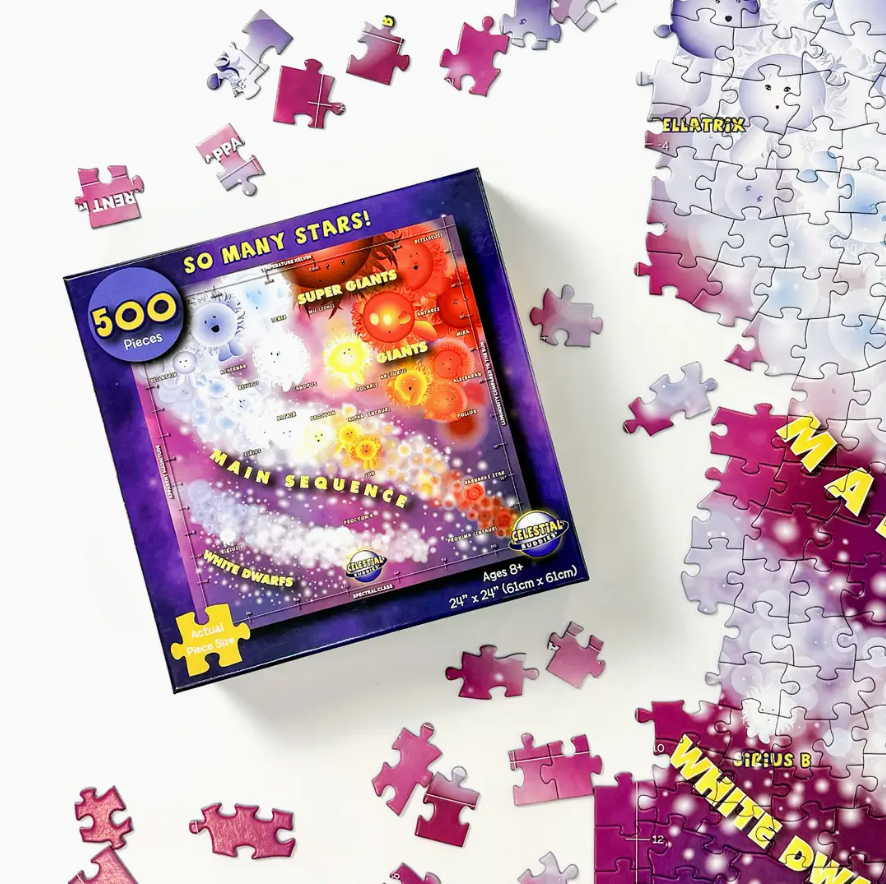 So Many Stars 500-Piece Educational Space Jigsaw Puzzle
