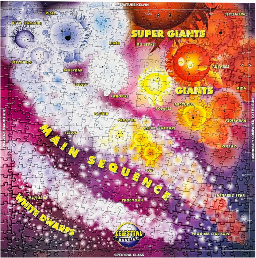 So Many Stars 500-Piece Educational Space Jigsaw Puzzle