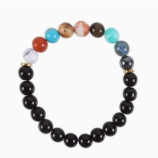 Solar System Gemstone Bracelet