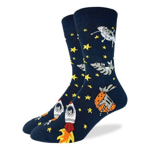 Space Cat Socks