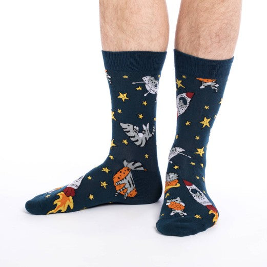 Space Cat Socks