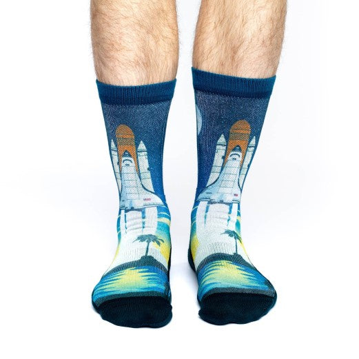 Space Shuttle Launch Socks