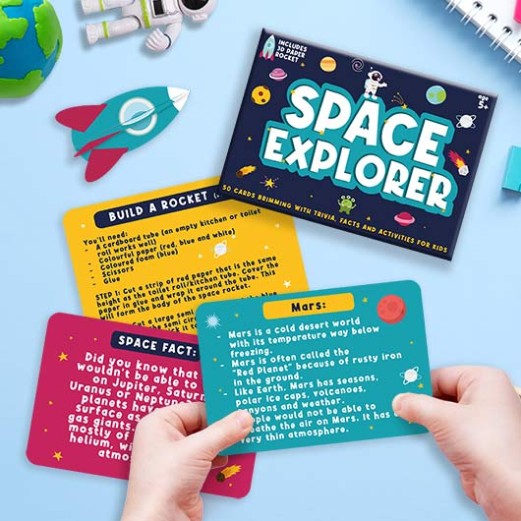 Space Explorer Kids Trivia Card Pack