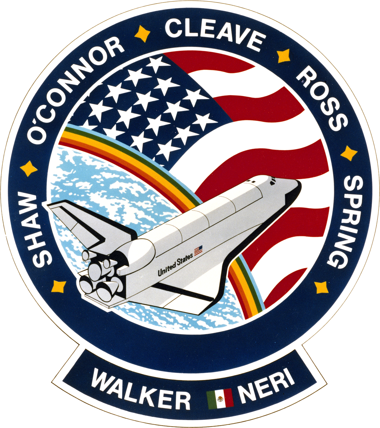 STS 61-B Mission Sticker