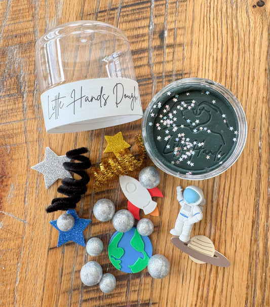 Space Playdough To-Go Jar