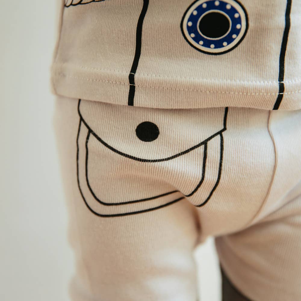 Astronaut Cotton Long Sleeve Pajama Set