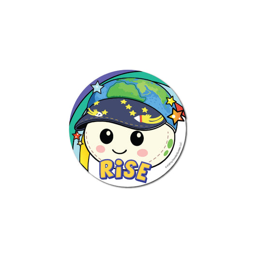 Limited Edition Rise Buddy Artemis II Vinyl Sticker
