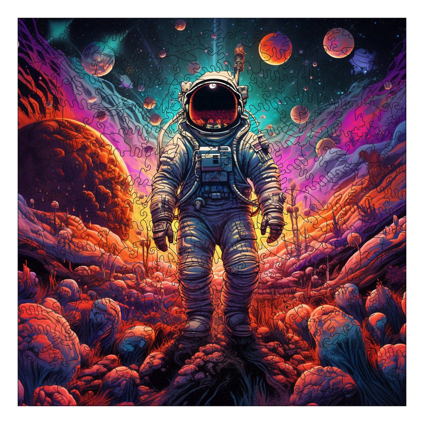 Galactic Groove Wooden Jigsaw Puzzle 300PC