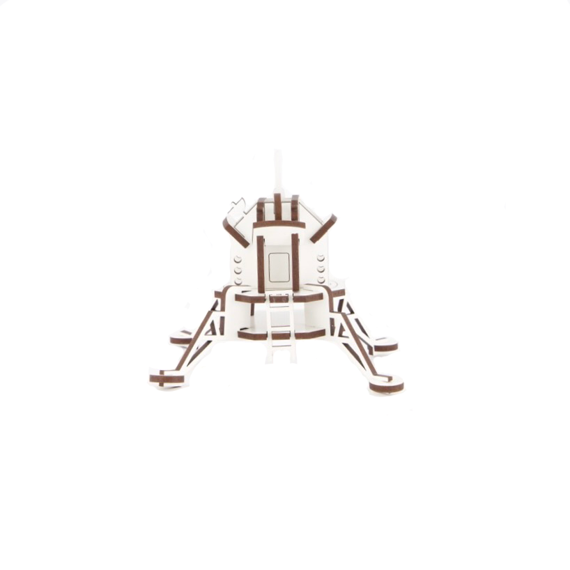 Moon Lander Wooden kit-set 3D Puzzle