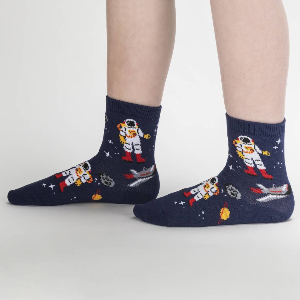 Moon Walk In The Morning Junior Crew Socks 3-Pack
