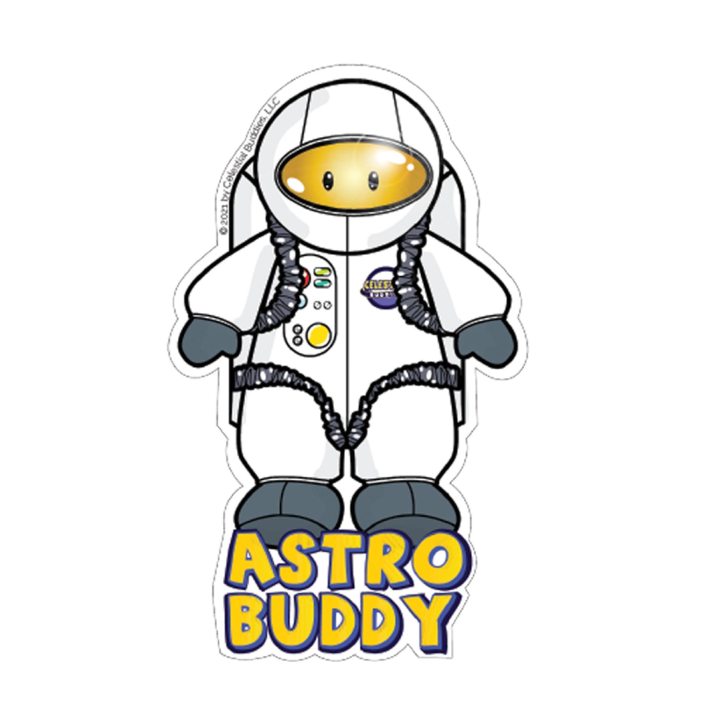 Astronaut Vinyl Sticker - Weatherproof & Durable