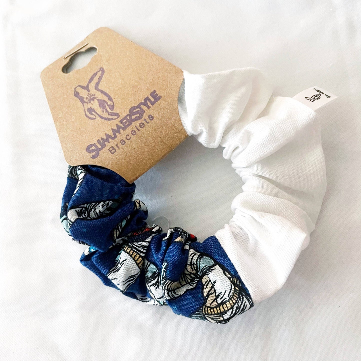 Astronaut Color Block Duo Scrunchie