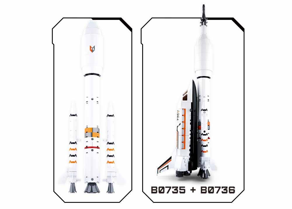 Space Rocket Booster Jet