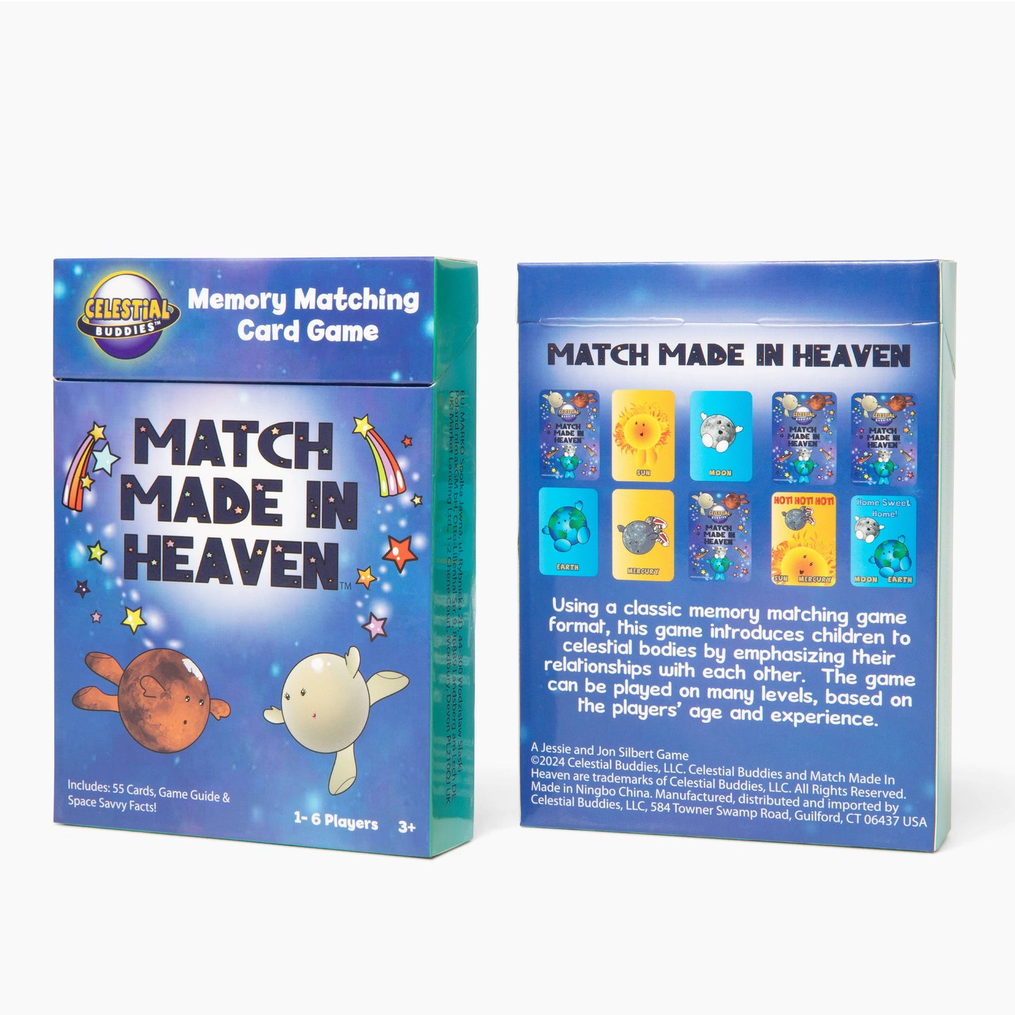 Match Made in Heaven Kids Card Memory Game - Space-Themed