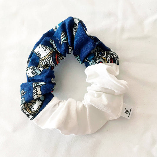 Astronaut Color Block Duo Scrunchie