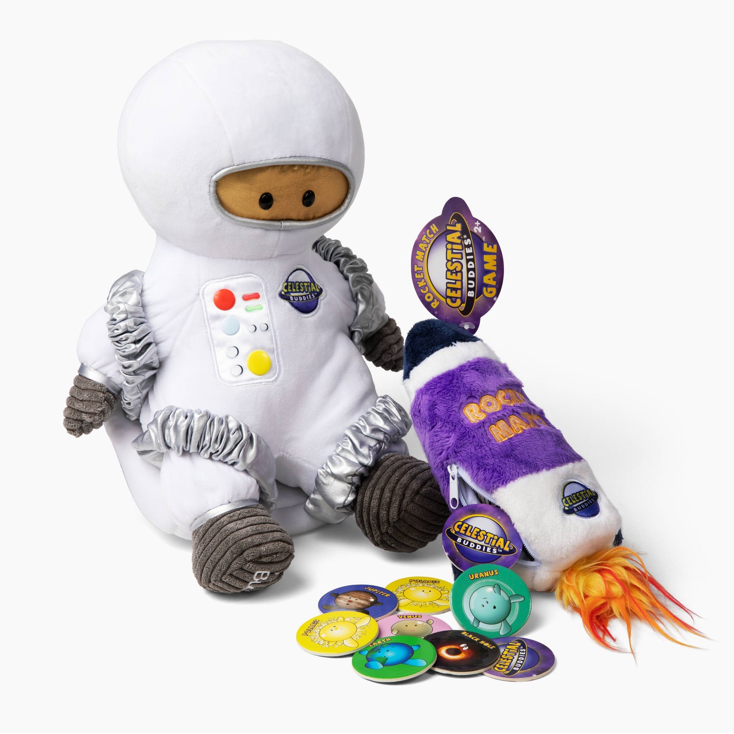 Rocket Match Memory Game For Toddlers - Plush Rocket