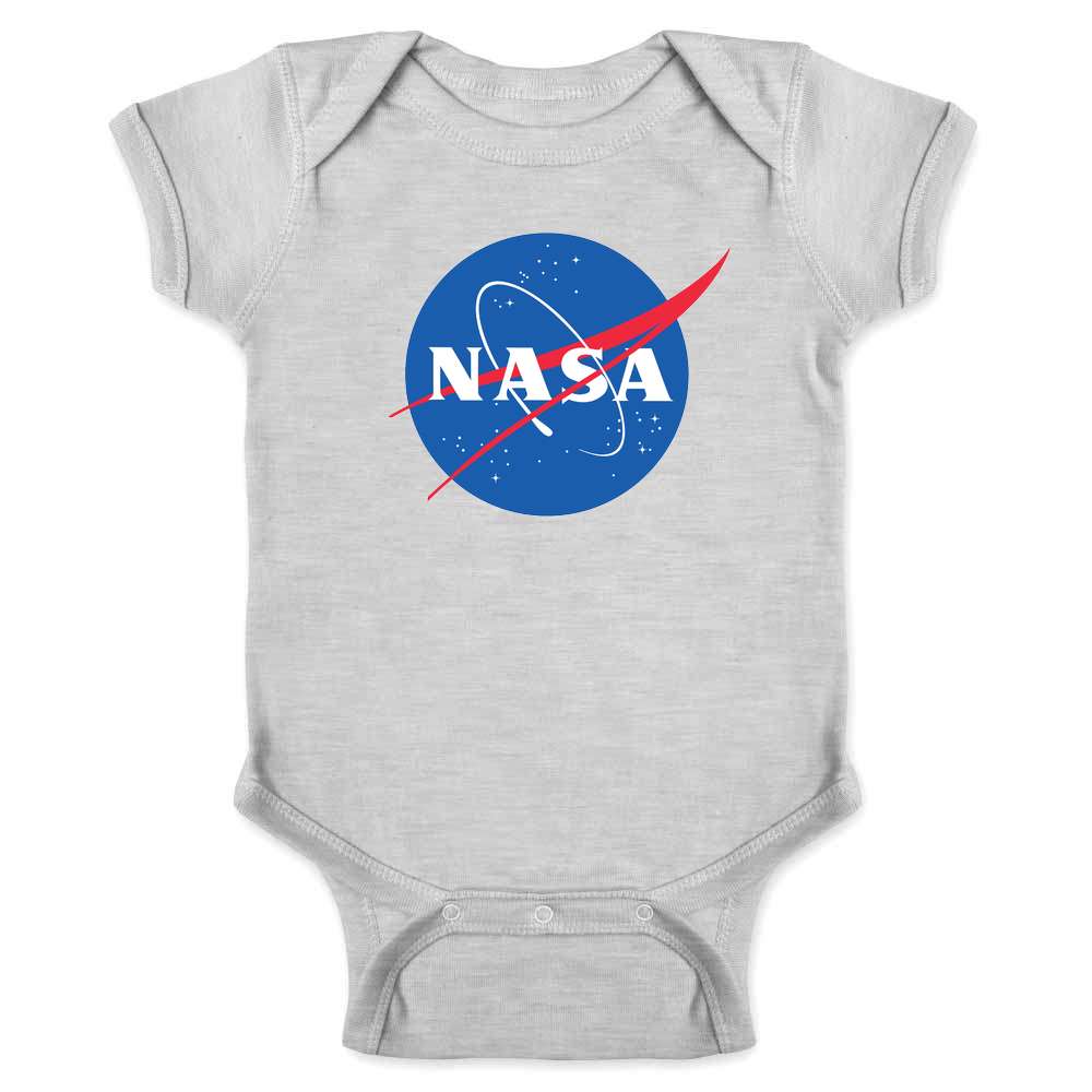 NASA Approved Meatball Logo Graphic Space  Baby Bodysuit