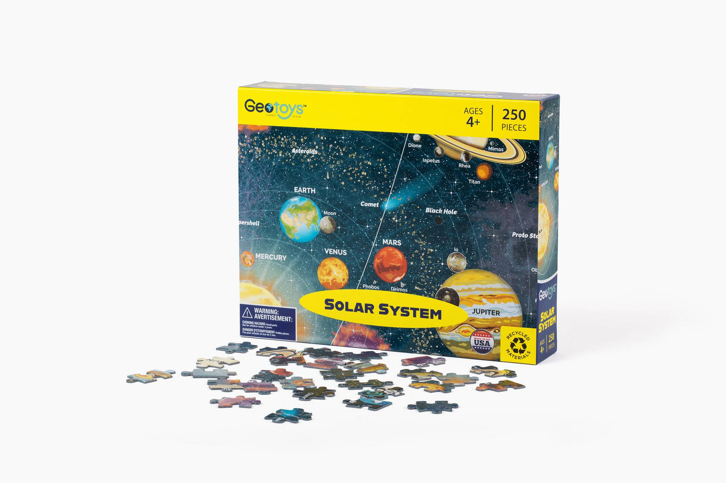 Geotoys Jigsaw Puzzle, 250 pieces - Solar System