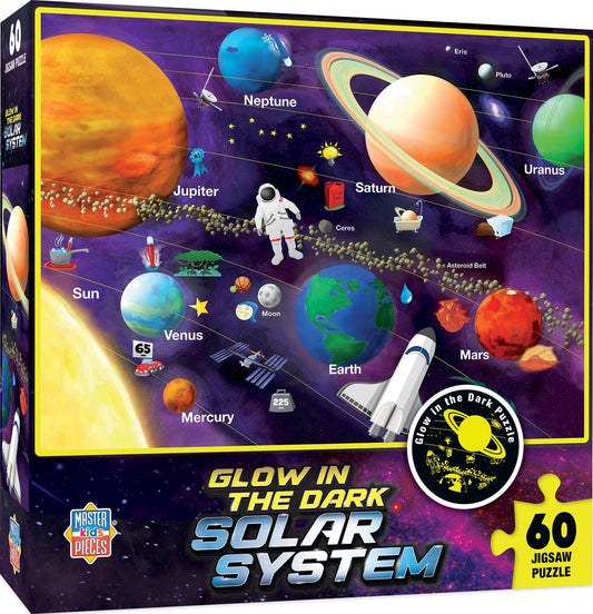 Glow in the Dark - Solar System 60 Piece Puzzle