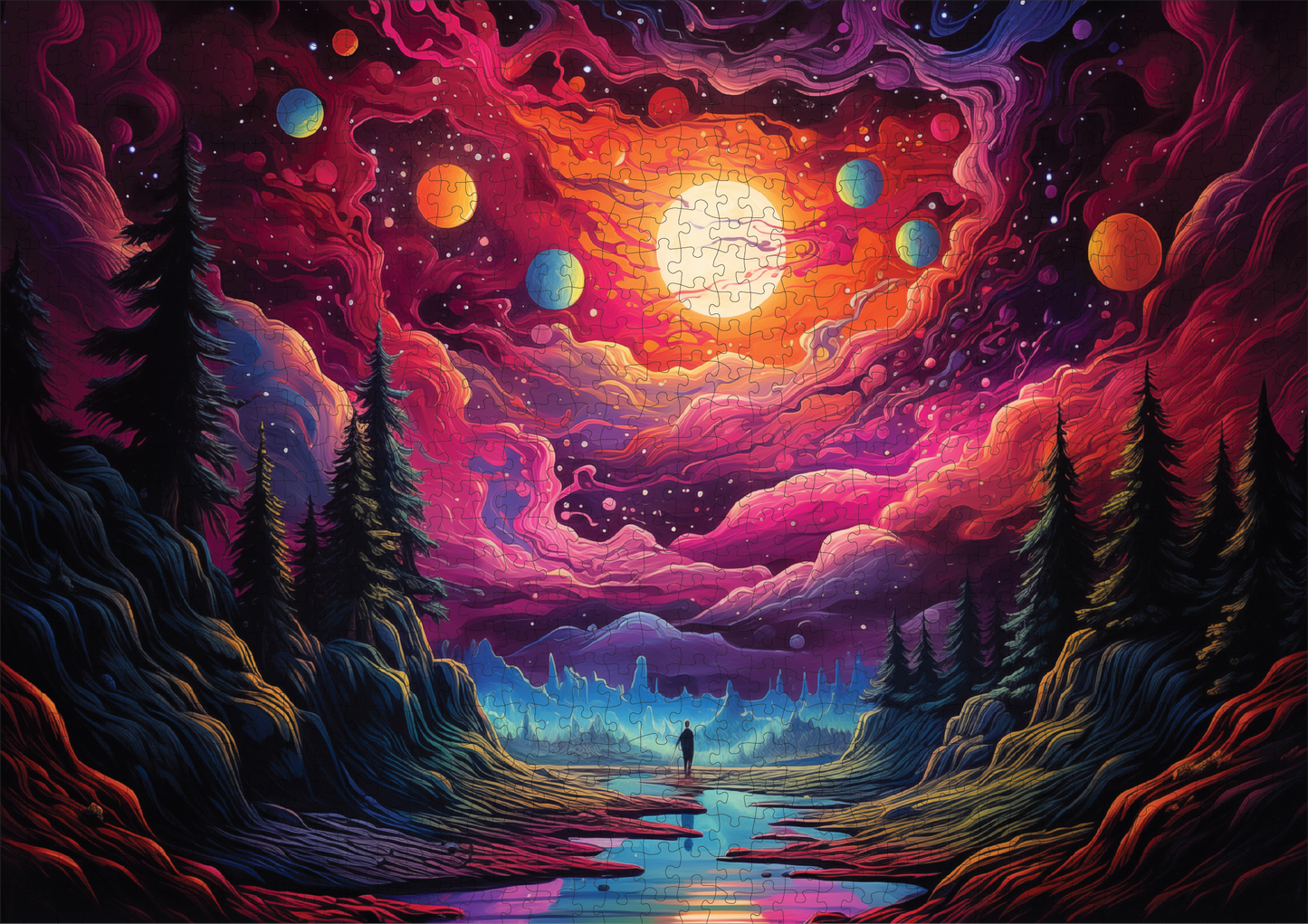 Cosmic Canvas Classic Jigsaw Puzzle 1000PC