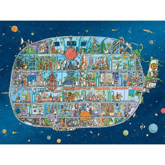 Spaceship 1500 Piece Puzzle