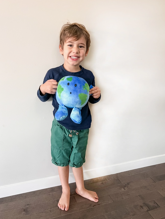 Little Earth Buddy Planetary Plush Zero Gravity Indicator