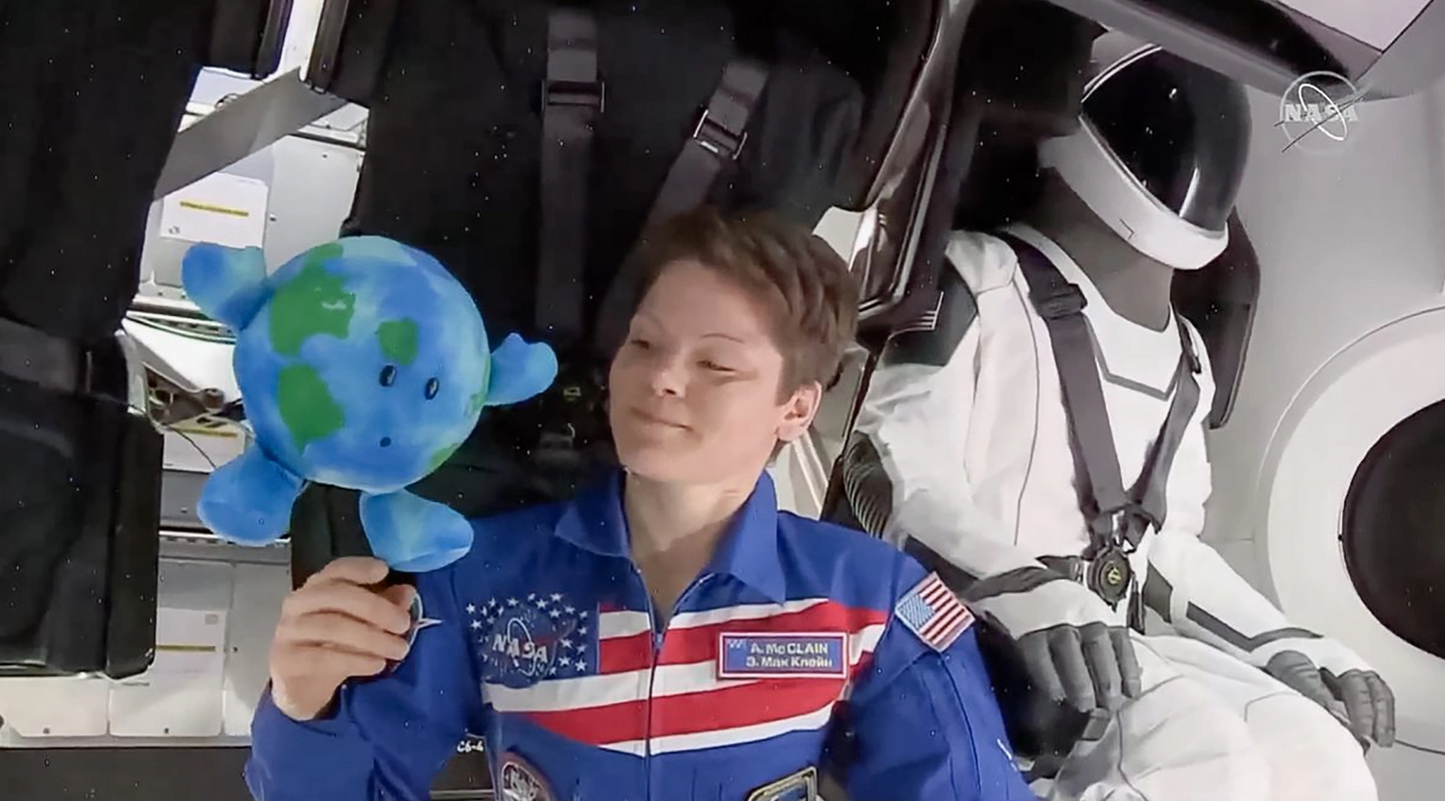 Little Earth Buddy Planetary Plush Zero Gravity Indicator