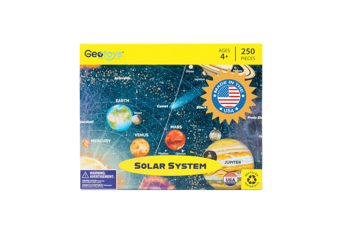 Geotoys Jigsaw Puzzle, 250 pieces - Solar System