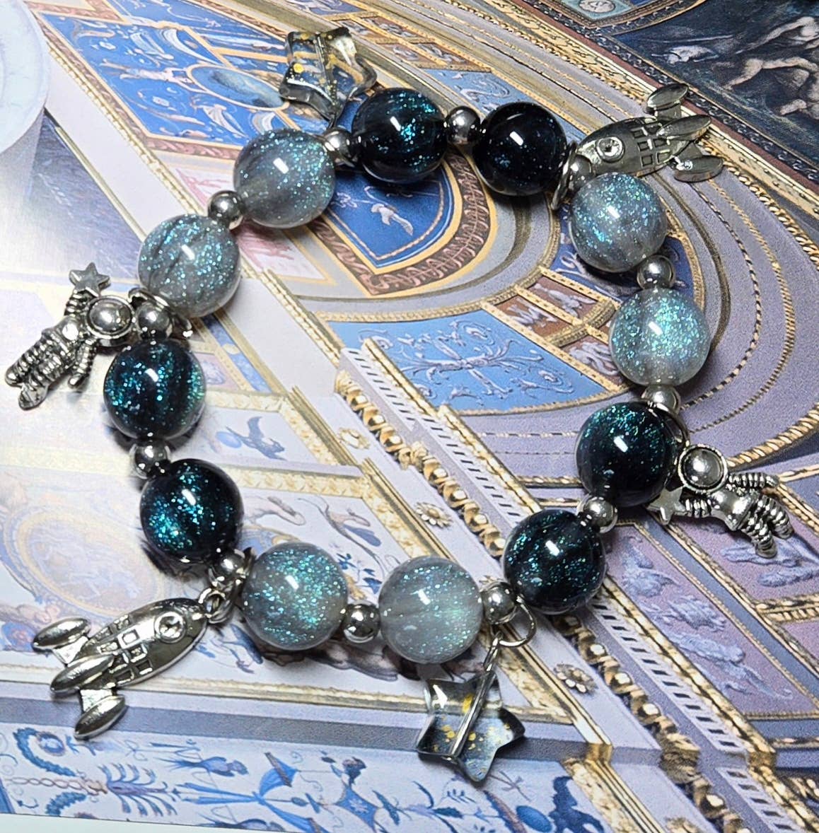 Solar System Galaxy Universe Astron Space Shuttle Bracelet