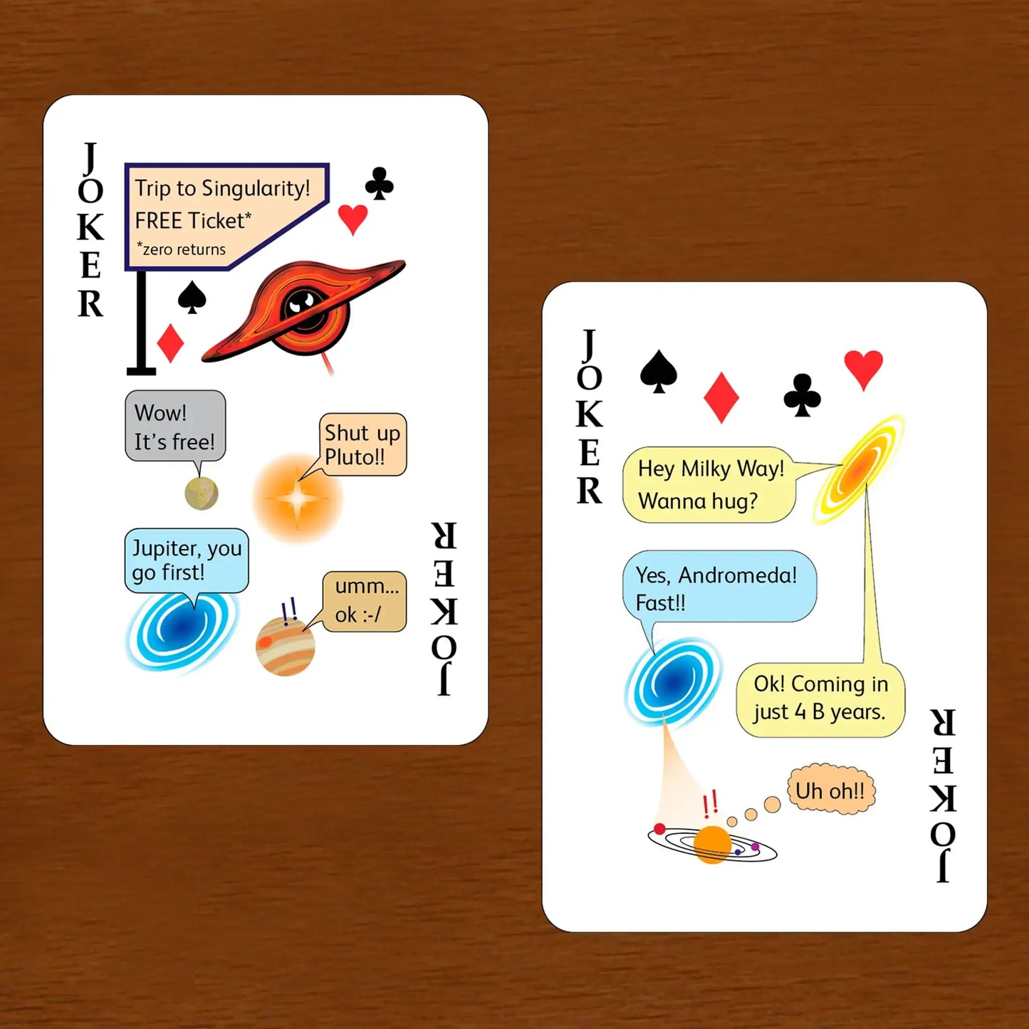 The Space Deck Educational Playing Cards