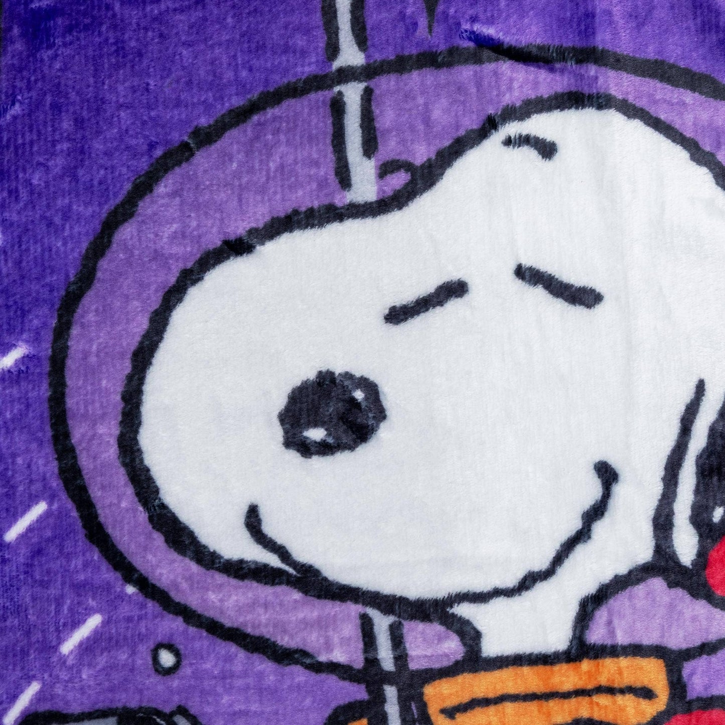 Peanuts Snoopy On The Moon Fleece Throw Blanket