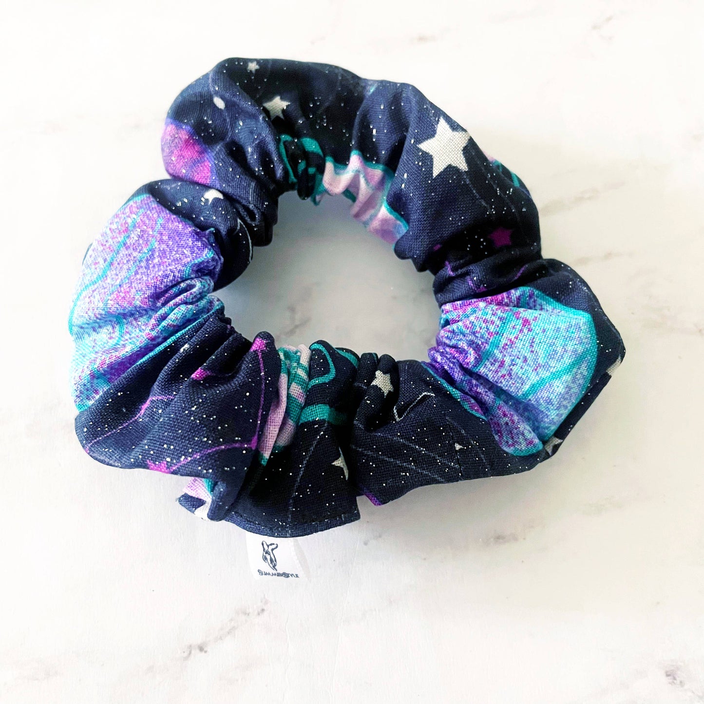 Glittering Galaxy Scrunchie