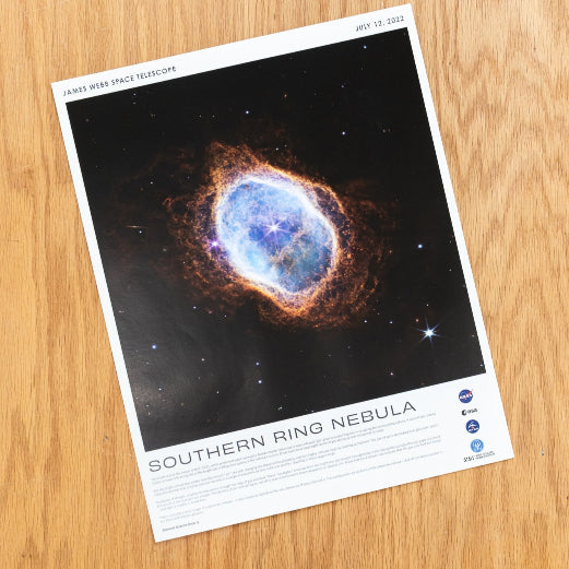 JWST Historic Poster #2 - Southern Ring Nebula