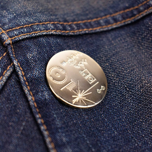 Voyager Golden Record Cover Pin